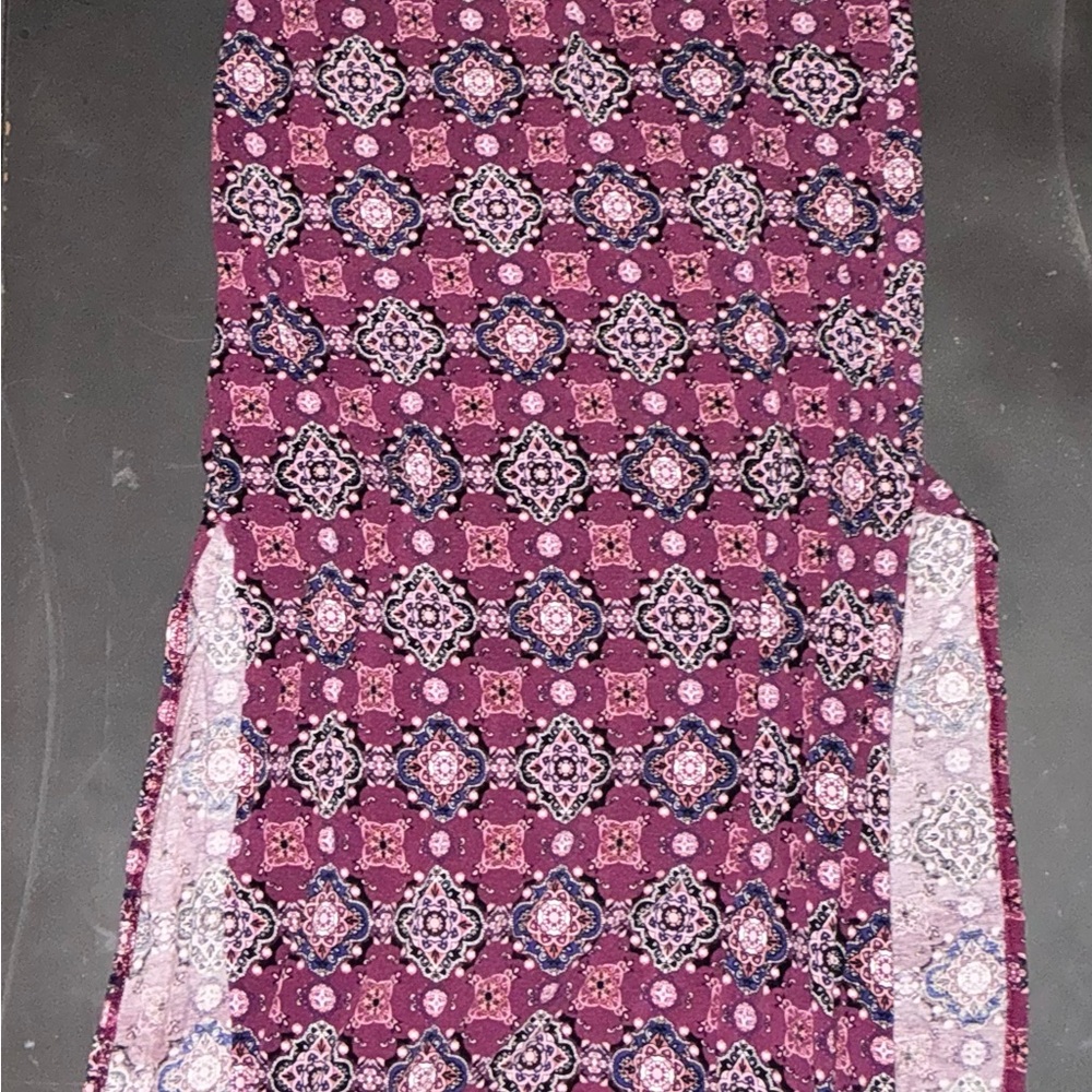 Rue21 Purple Printed Pencil Skirt